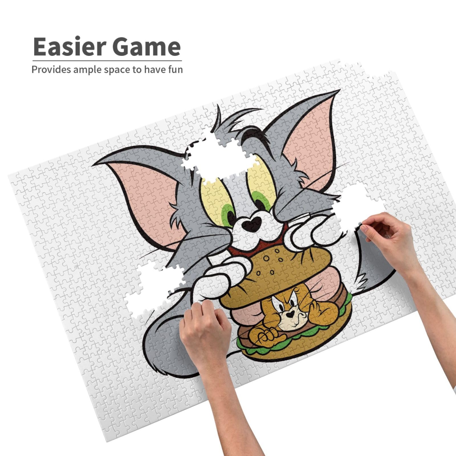 Amazon.co.jp: パズル 1000ピース トムとジェリー ジグソーパズル