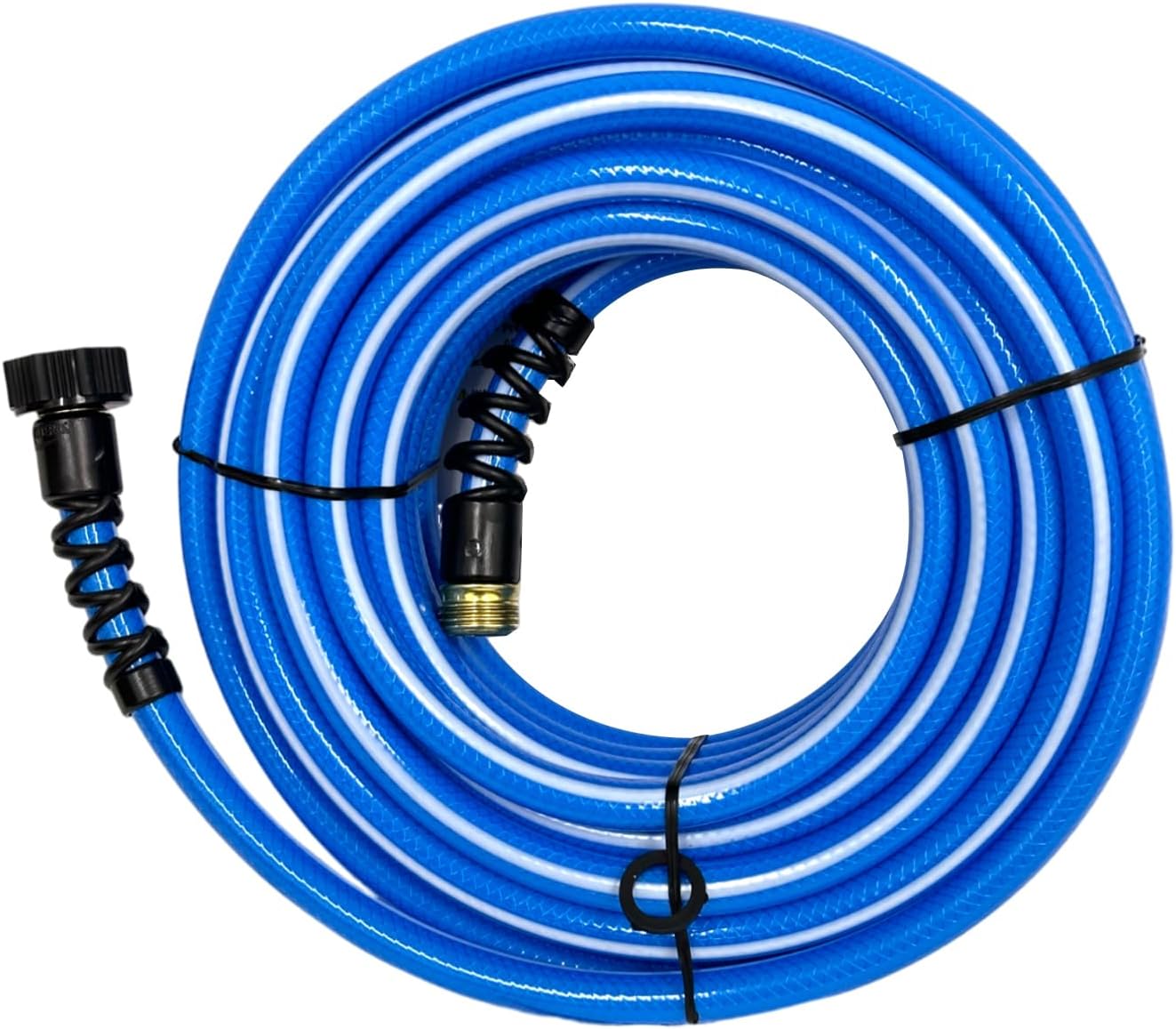 Valterra AquaFresh High Pressure Drinking Water Hose, Water Hose Hookup for RV - 1/2" x 50', Blue
