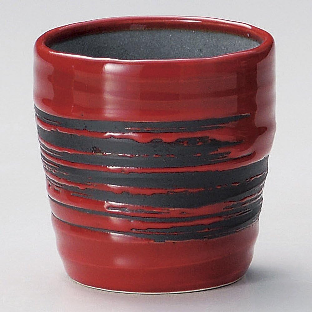 American Glazed Brush Lock Cup, 3.1 x 3.3 inches (8 x 8.5 cm), 9.2 fl oz (260 cc), 6.6 oz (193 g), Rock Cup, Restaurant, Ryokan, Japanese Tableware, Restaurant, Stylish, Tableware, Commercial Use