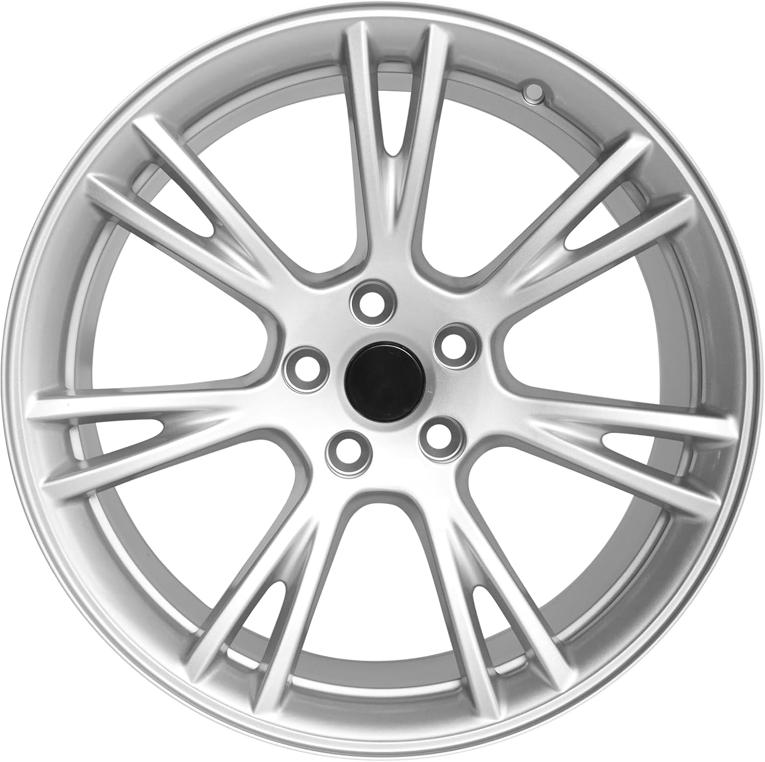New 19x9.5"" 19 Inch Premium Aluminum Alloy Wheel Rim Fits for 2017 2018 2019 2020 2021 Tesla Model 3 2020 2021 2022 2023 Tesla Model Y, ALY96958U20N, Silver, OEM Wheels