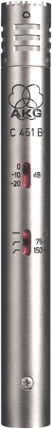 AKG C 451 B Reference Small-Diaphragm Condenser Microphone,Nickel,C451B