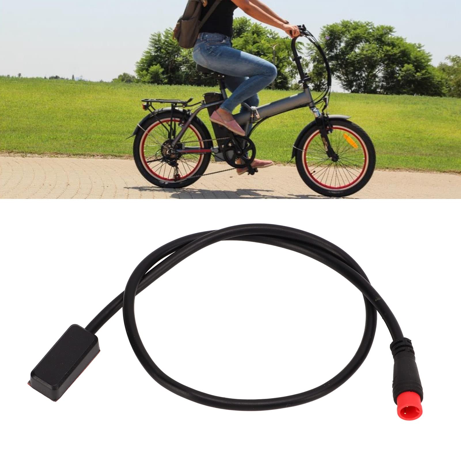 Uxsiya Elektryczny czujnik hamulca rowerowego, elektryczny czujnik hamulca hydraulicznego, zewnętrzne wyłączenie hamulca, bezpieczne, trwałe części zamienne do hamulców tarczowych (męska głowica)