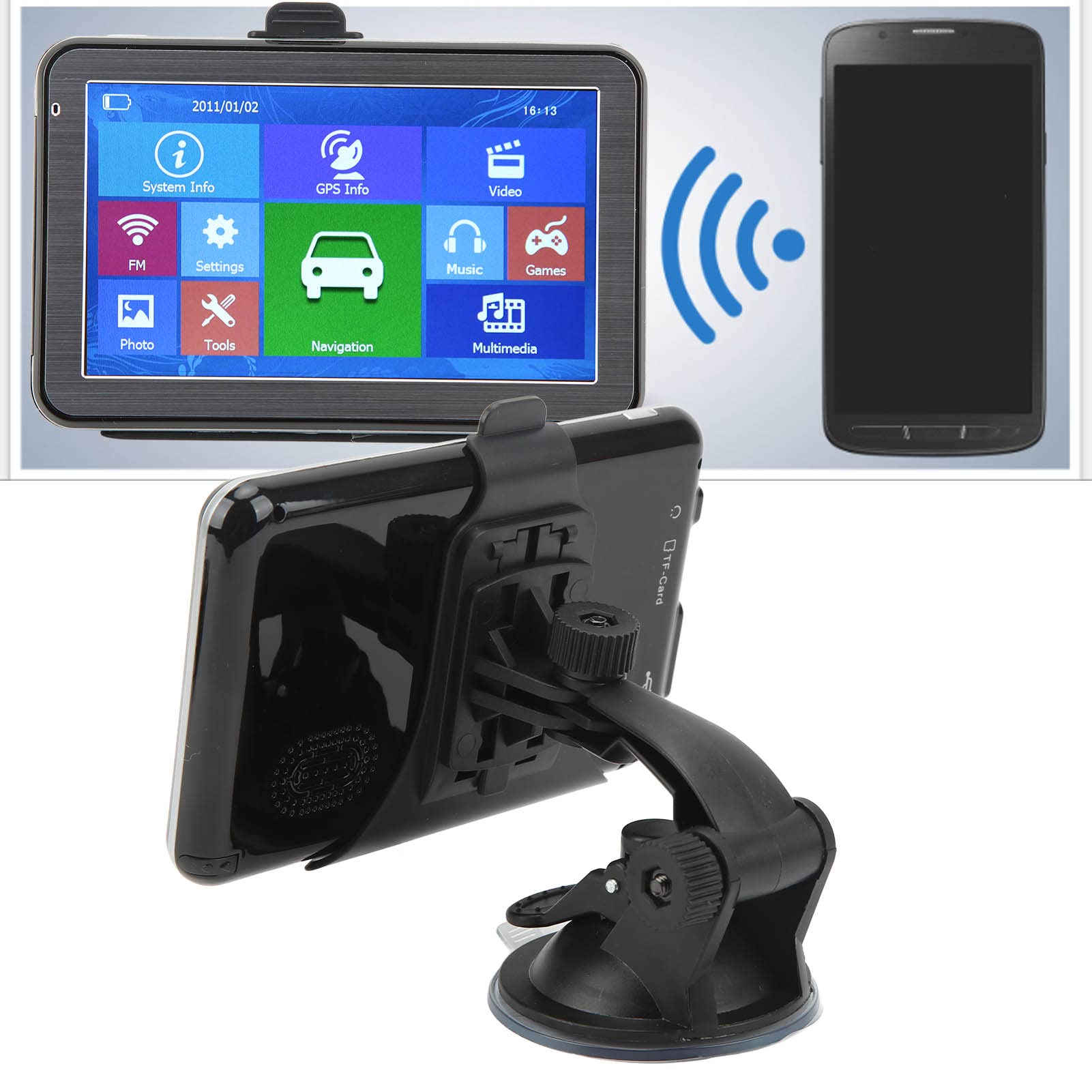 Amazon | 5 インチ GPS ナビゲーター、256MB 8G 3D 2D マップ、車