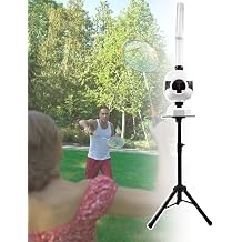 Vertical Badminton Training Device, 50 Balls Shuttlecock Feeder, Outdoor Badminton Pitching Training Machine,for Training Practicing,B