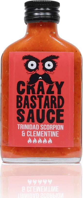 Crazy Bastard Sauce - Trinidad Scorpion & Clementine - 100 ml