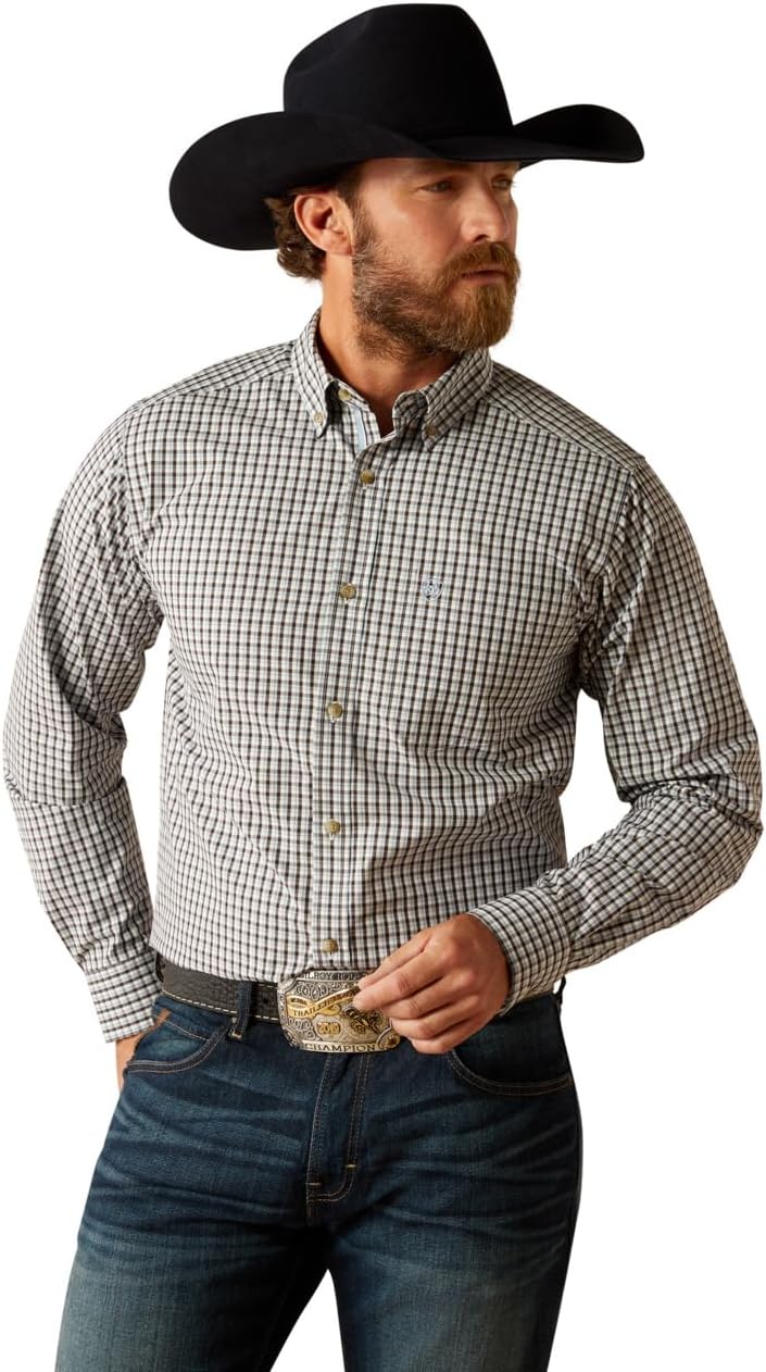 ARIAT Mens MNS Pro Seamus Clssc Ls Shrt Terra Rouge