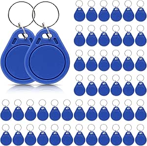 Amazon.com : 50 PCS ID 125KHz RFID Writable Re-writable T5577 Key Fob ...