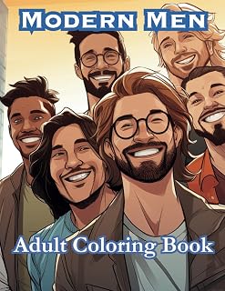 Modern Men: Adult Coloring Book (Adult Coloring Books by Mary Reeves)