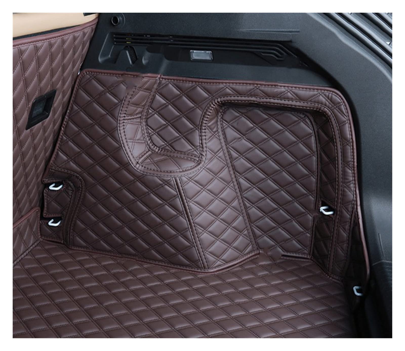Housse Protection Coffre Tapis De Coffre De Voiture pour VW pour ID4 2021 2022 Tapis De Coffre De Voiture Tapis De Démarrage Auto Accesorios Tapis De Coffre (Couleur : Wine Red