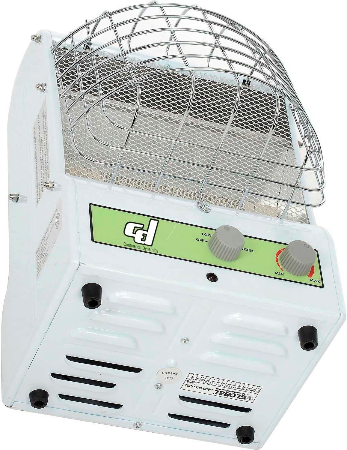 Global Industrial Portable Electric Heater Catchers Mask with Infrared & Convection Dual Heat