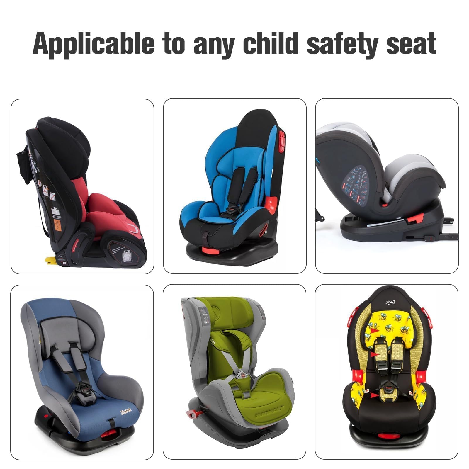 Kindersitzhalterung für Kindersitz,Kindersicherheitssitz-Halterung, Sicherheitsgurt für Autositze,Robust,Geeignet für Kinder, für Autos, SUV, RV und Kommerzielle Fahrzeuge