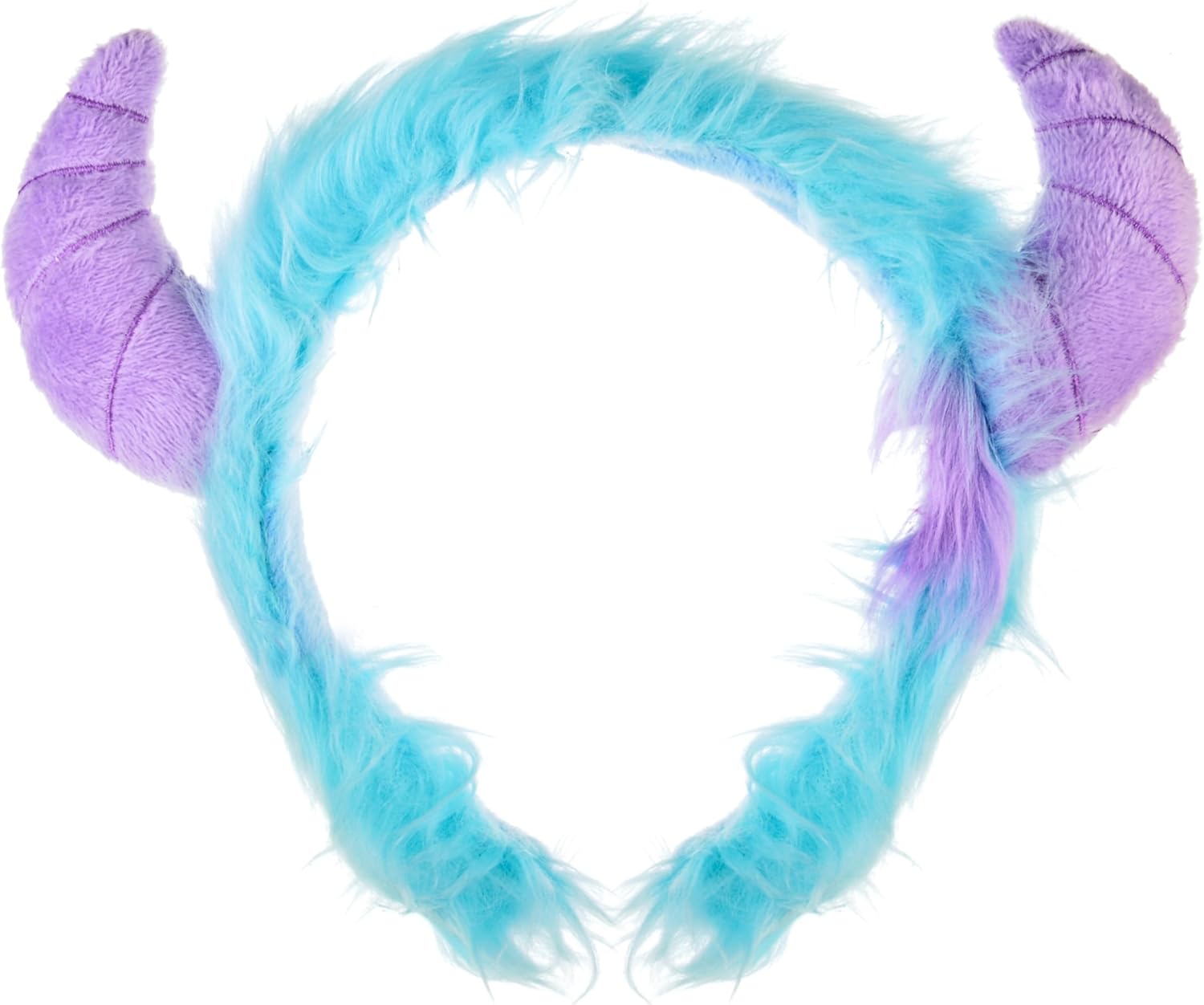 Furry Monster Ears Headband, Blue and Purple, Halloween Costume Accessory