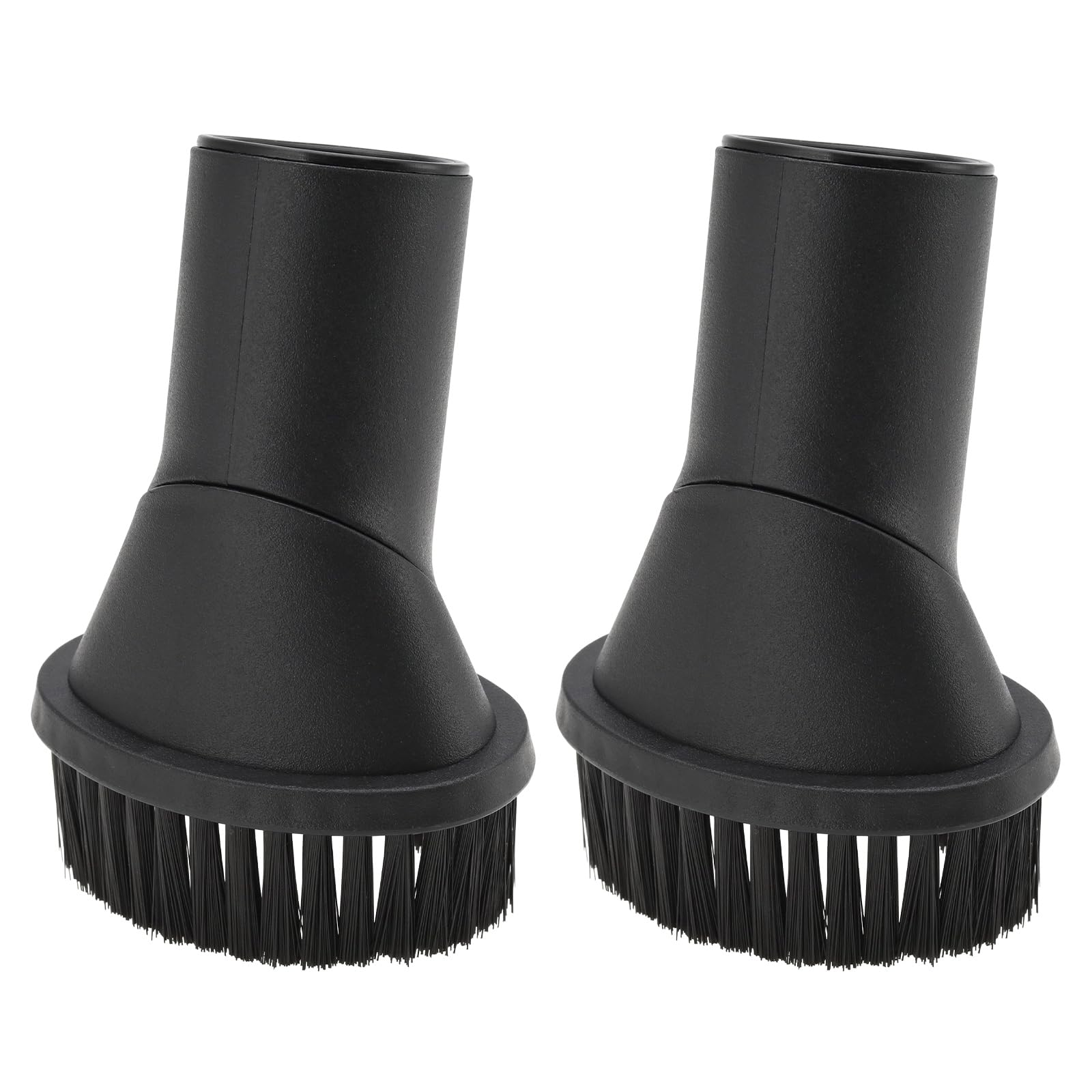 LT Easiyl 2pcs Vacuum Cleaner Brush Round Dust Brush Vacuum Cleaner Attachment Round Dust Brush Compatible with 35mm/1.38in Inner Vacuum Cleaner
