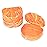 Practicon Marble Retainer Cases, Orthodontic Aligner Case, Mouth Guard Holder (3 Pack) (Orange & Pink)