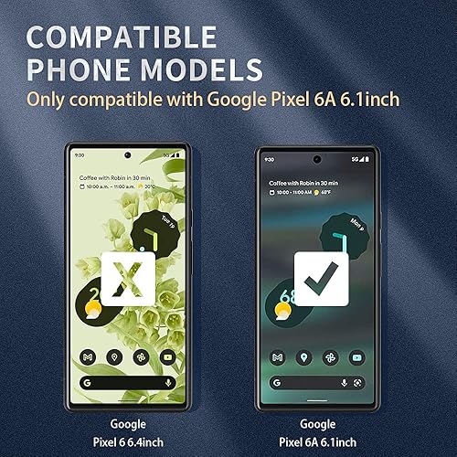 Miniatura 3 de Bokoo Funda transparente para Google Pixel 6a Funda protectora de silicona de poliuretano termoplástico transparente suave y delgada para Google