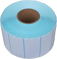 Vista 3 de FixtureDisplays Etiqueta Térmica 2.4X 1" Etiqueta Blanca 2000 Hojas/Rollo Etiqueta de Código de Barras Etiqueta del Producto 18613-NF No