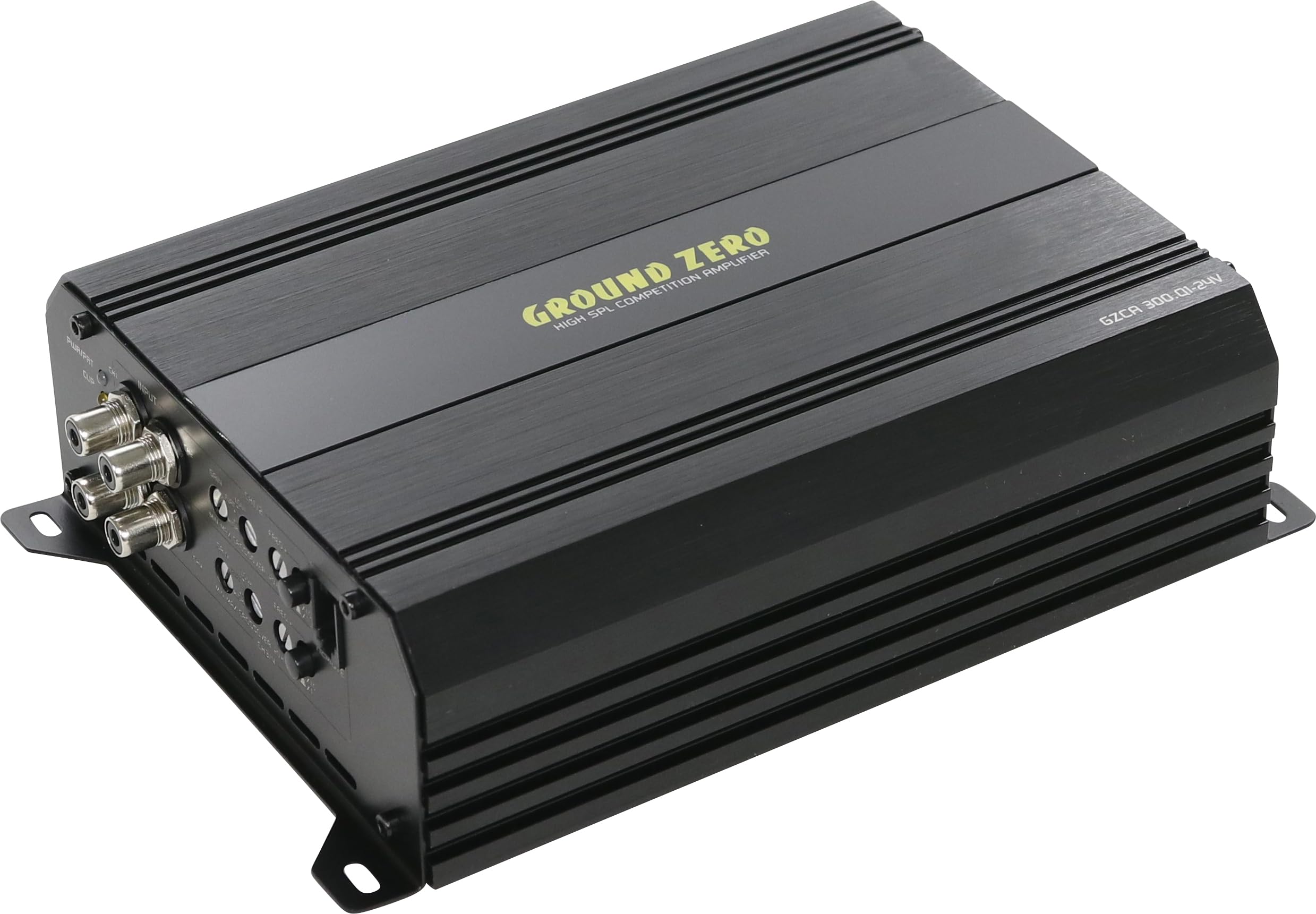Ground Zero GZIA 1000.1 – Amplificatore Mono Classe D Per Subwoofer, 1250W RMS A 1 Ohm, Serie Iridium, Con Telecomando Bassi