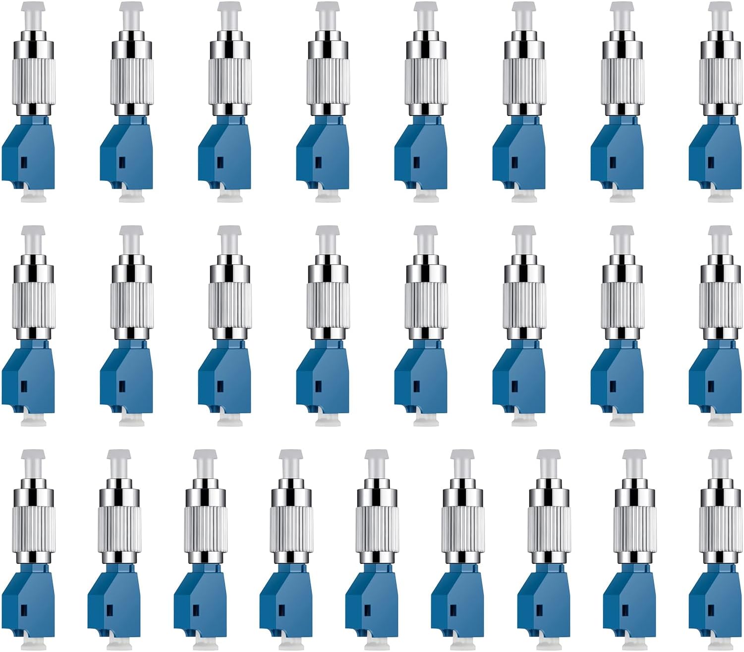Visual Fault Locator Fiber Adapter, Fiber Optic Connector, 1pcs Single Mode 9/125um FC Male to LC Female Hybrid Optical Fiber Convertor Adapter Compatible with Optical Power Meter Visual Fault Locator