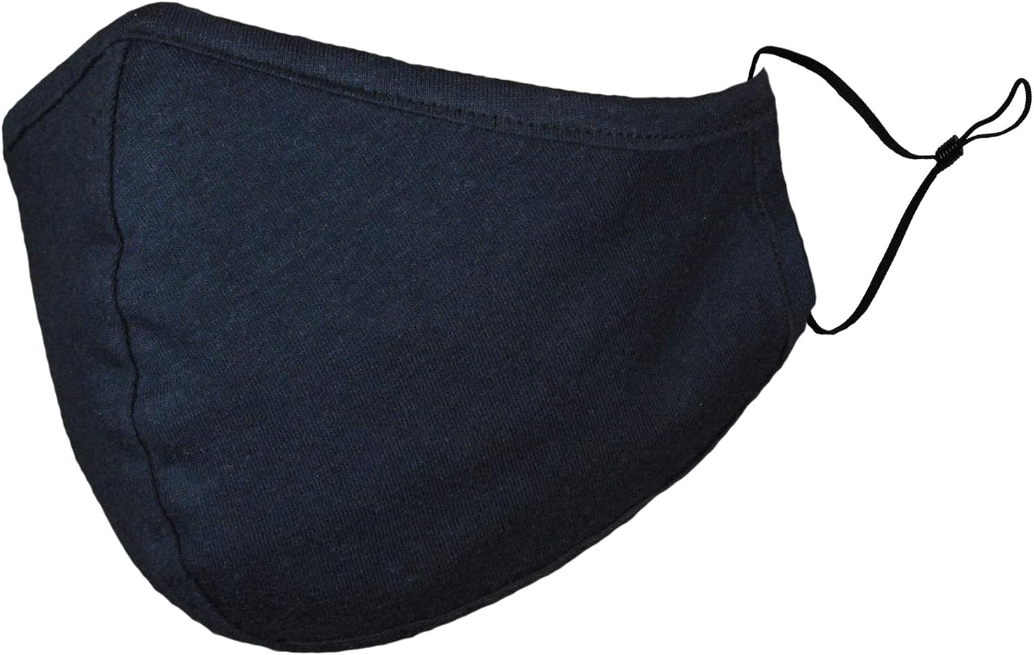 DALIX Cloth Face Mask Reusable Washable Made in USA - Navy Blue S-M (10 Pack)