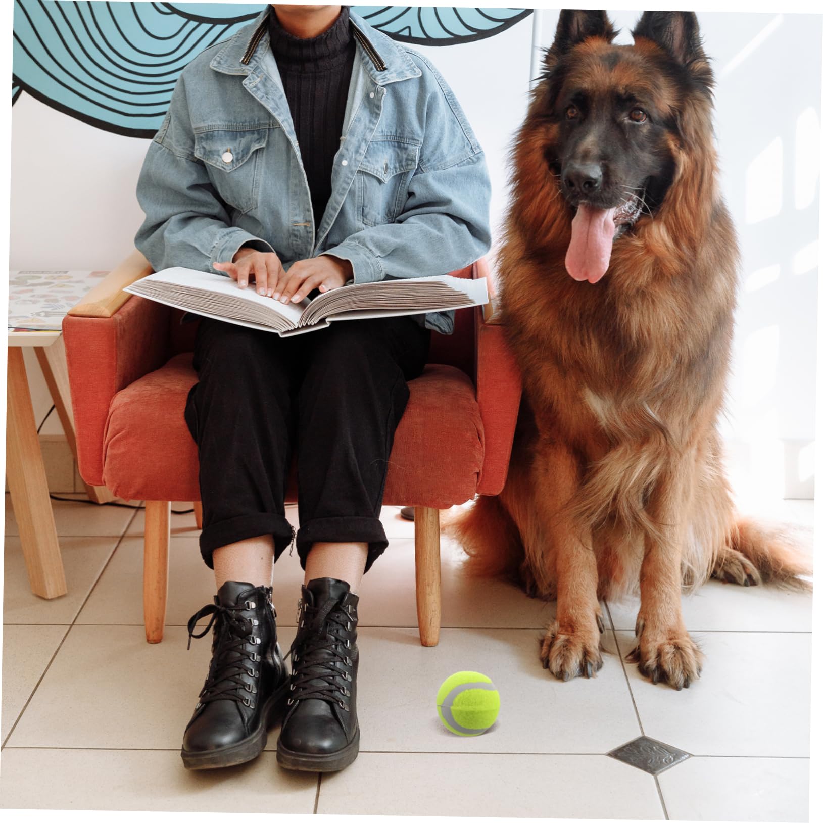 UPKOCH 22 Stück Teiliges Hundespielzeug Bouncy Tennisbälle aus Robustem Gummi für Kleine Mittlere und Große Hunde Interaktive Kauspielzeuge zur Spiel und Trainingseinheit Fördert