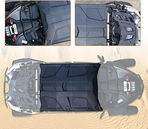 Miniatura 3 de X3 - Cubierta superior de techo duro combinada de 4 piezas compatible con Can Am Maverick X3 Max X DS RS MR Turbo RR 4 puertas 2017-2024 Accesorios