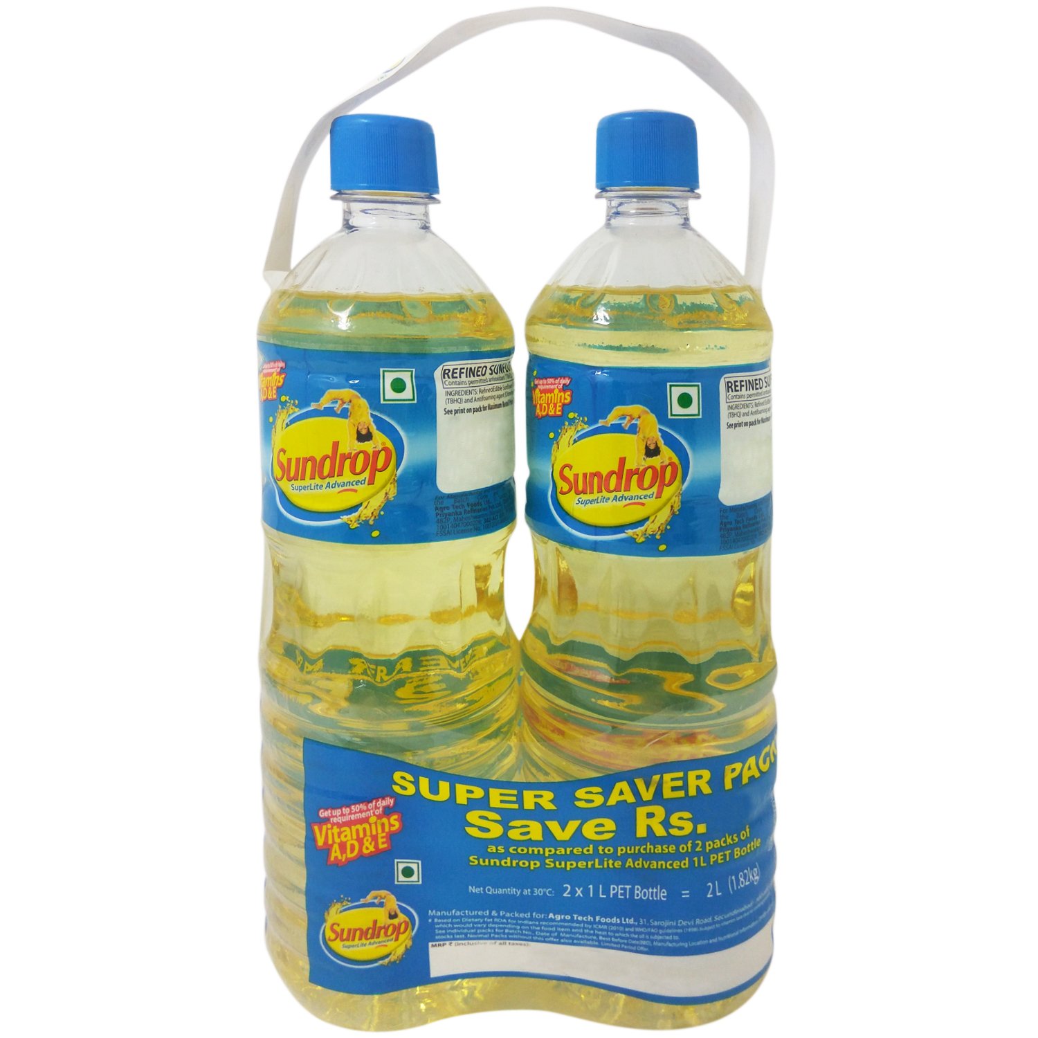 Sundrop Cooking Oil - Super Lite Advanced, 2 x 1L Bottle (B0713YYJVX) Amazon Price History, Amazon Price Tracker