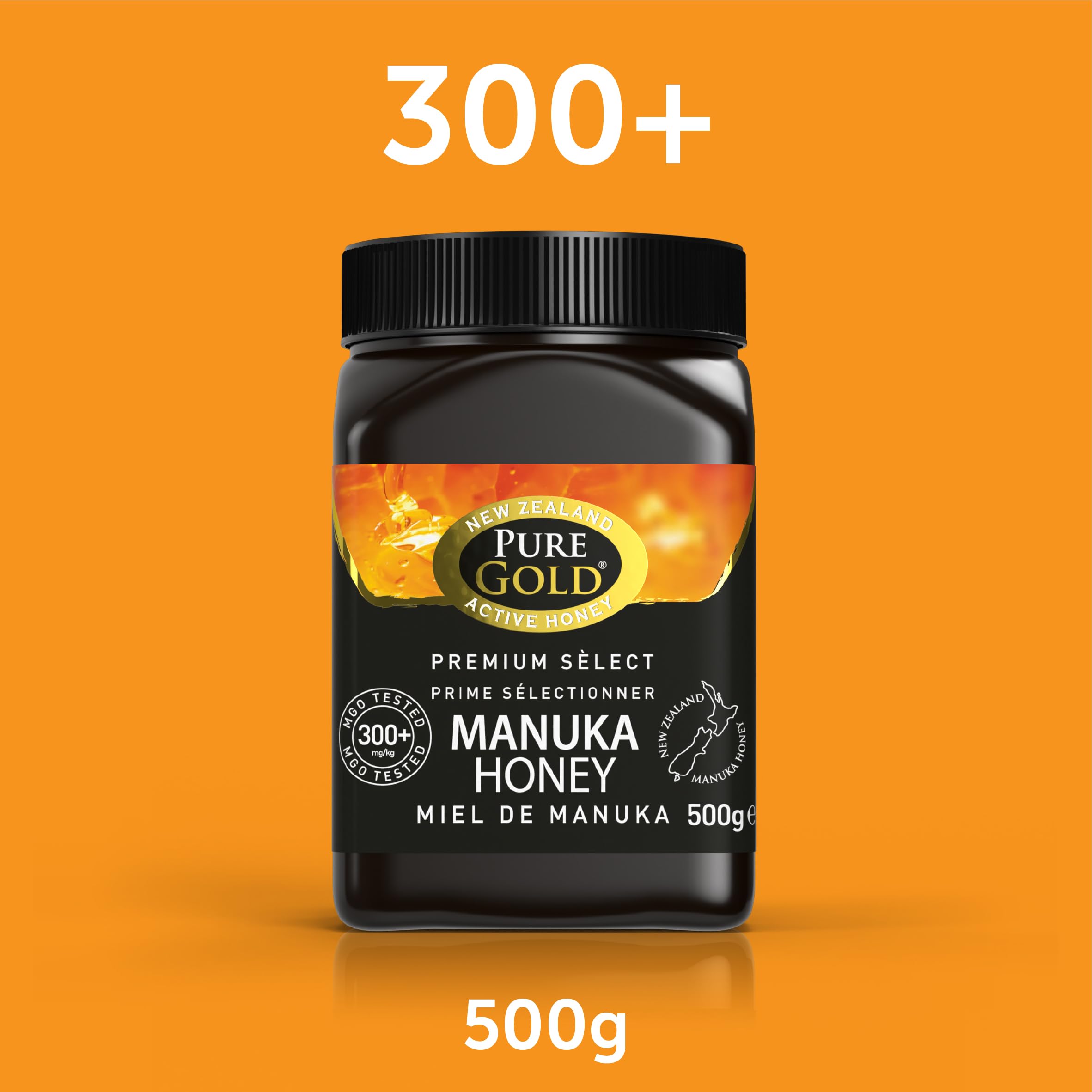 Miele di Manuka Selezionato Premium 300+ MGO 500G