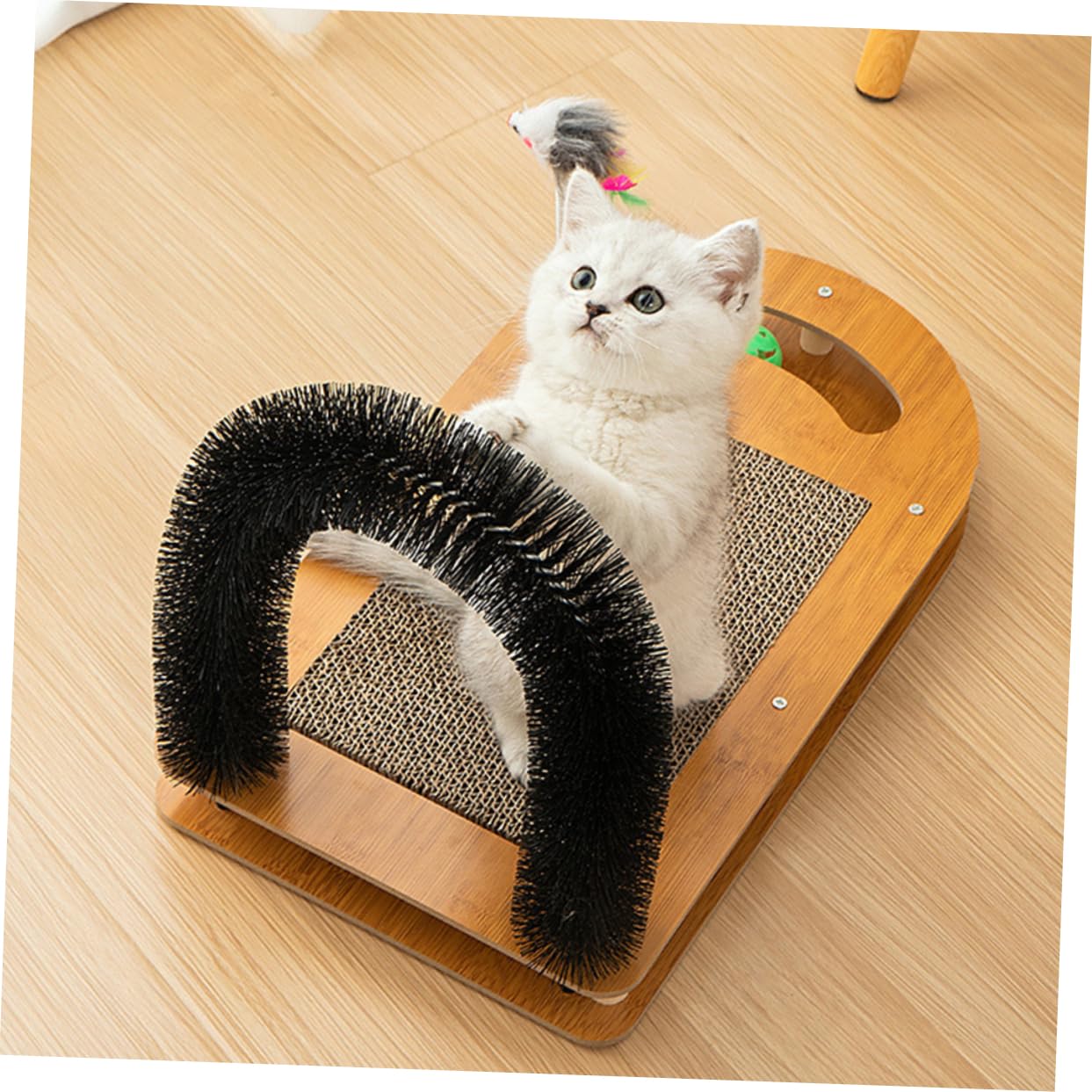 Toyvian Griffoir pour Chats Et Chatons Jouet Circuit à Balles Tapis Résistant à Usure Pratique Et Ludique pour Chats