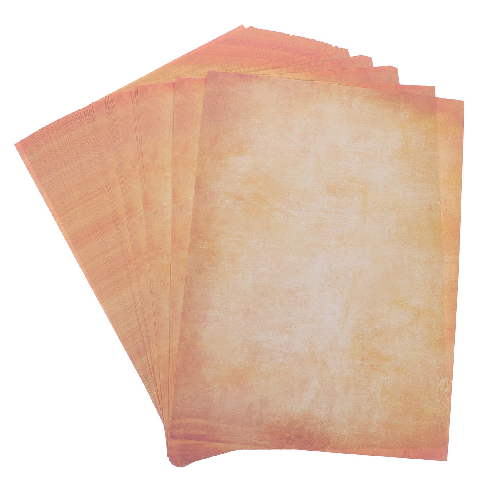 NOLITOY 100 Blatt Vintage Briefpapier im Europäischen Stil mit Nostalgischem Faltenmuster Bedruckbares Einladungspapier für Schreiben Malen Basteln und Dekorative Fotobedarf