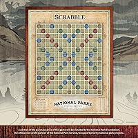 Vista 7 de USAOPOLY Scrabble: Parques Nacionales A partir de 8 años 2-4 jugadores 1 juego, marrón
