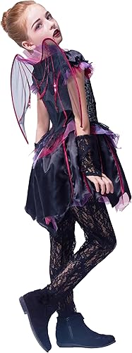 Miniatura 5 de IKALI - Disfraz elegante de vampiro para niña, vestido de princesa para Halloween