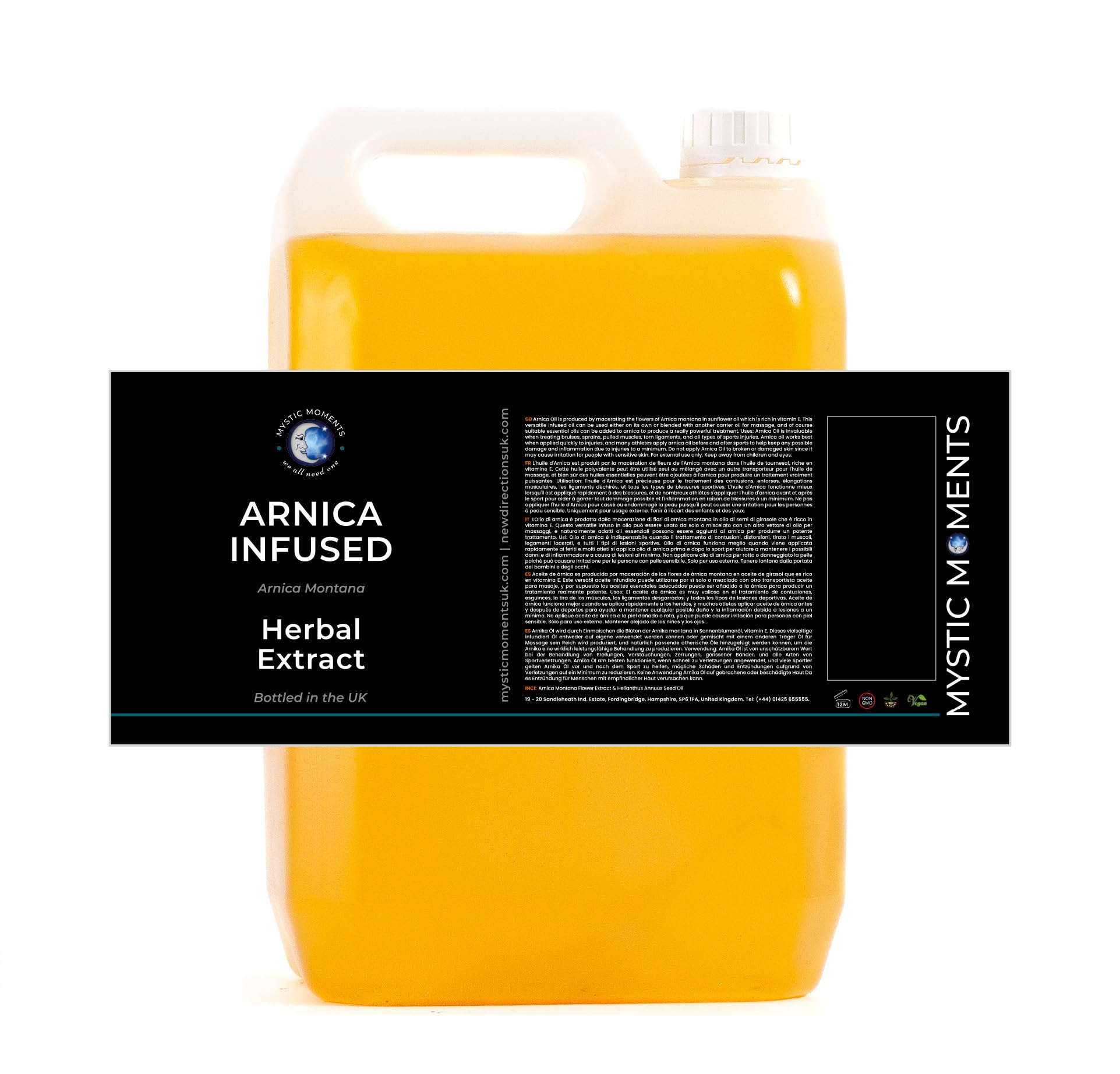 Mystic Moments | Arnica Infused Herbal Extract | 5 litres โ image 1