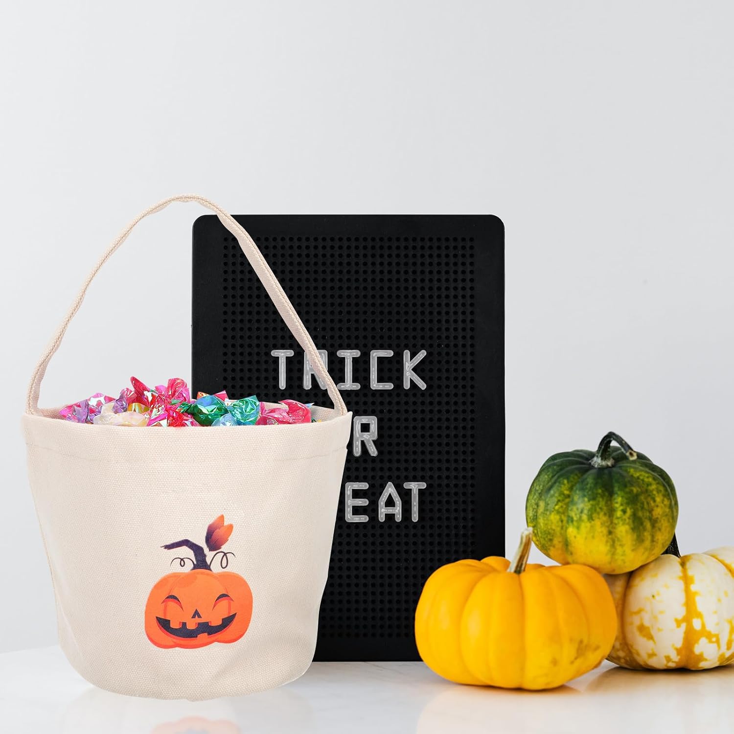 Handheld Candy Bucket Halloween Season Cloth Candy Basket for Candies image 5