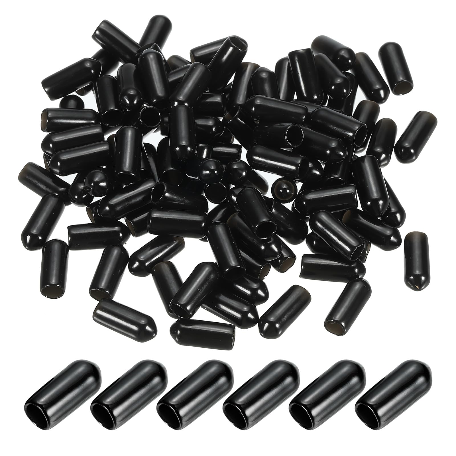 PATIKIL 5MM Vinyl Rubber End Caps