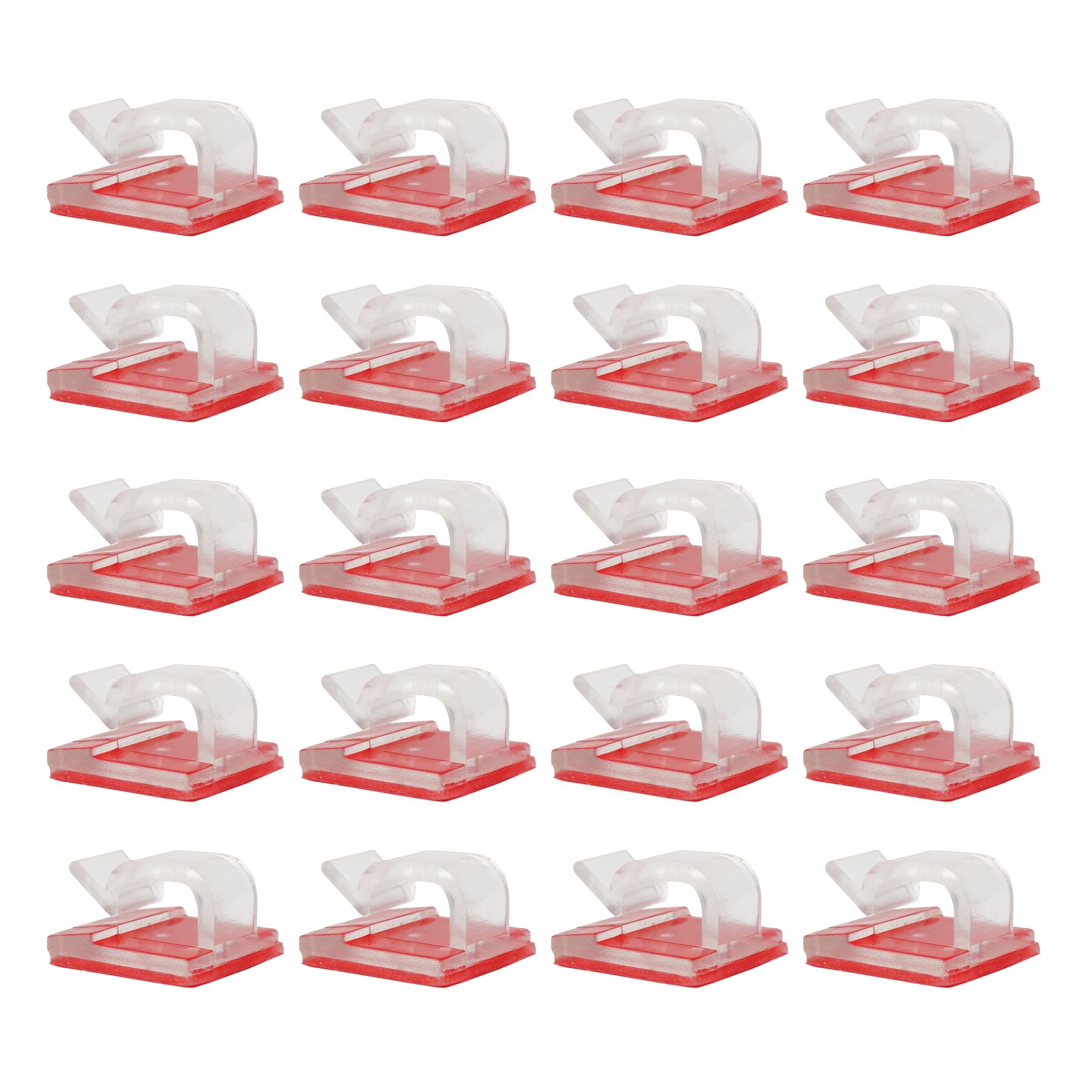 KOYOKOMA ケーブルクリップ 20個セット 両面テープ付き