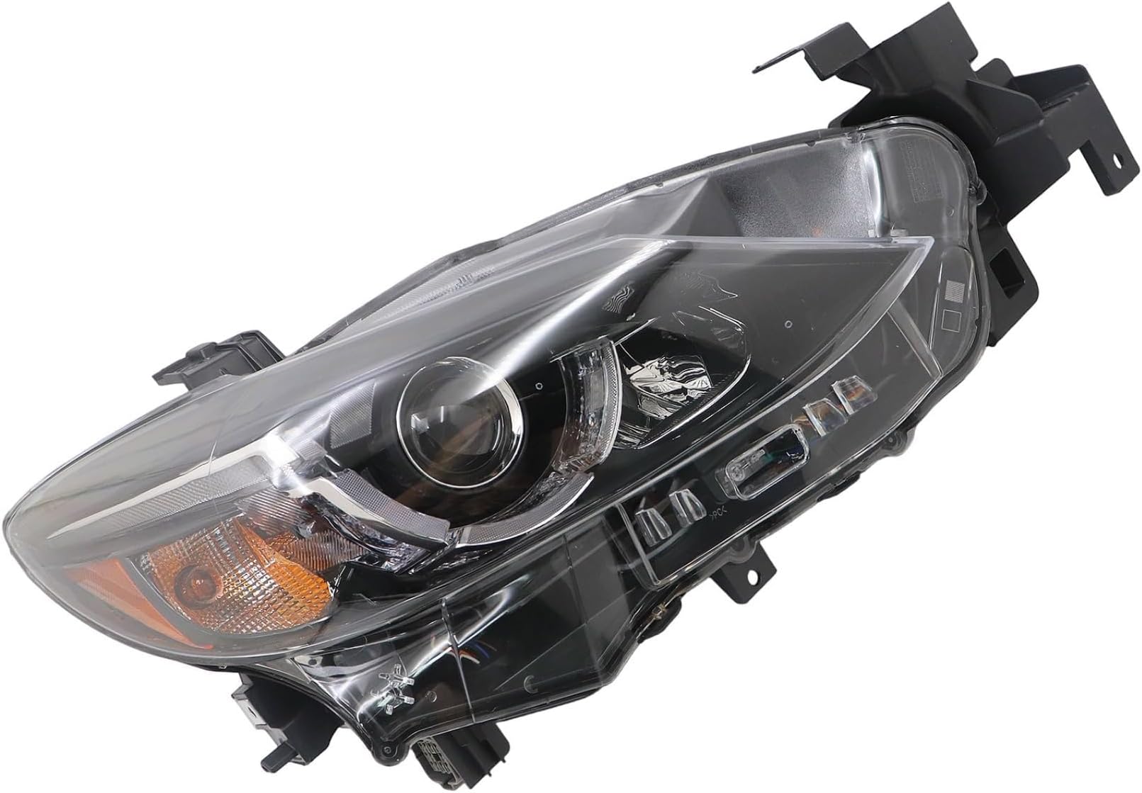 Priprilod LED Headlight Assembly Compatible with Mazda 6 2016 2017 Right Passenger Side Headlamp w/AFS GMN3-51-031D GMN351031D