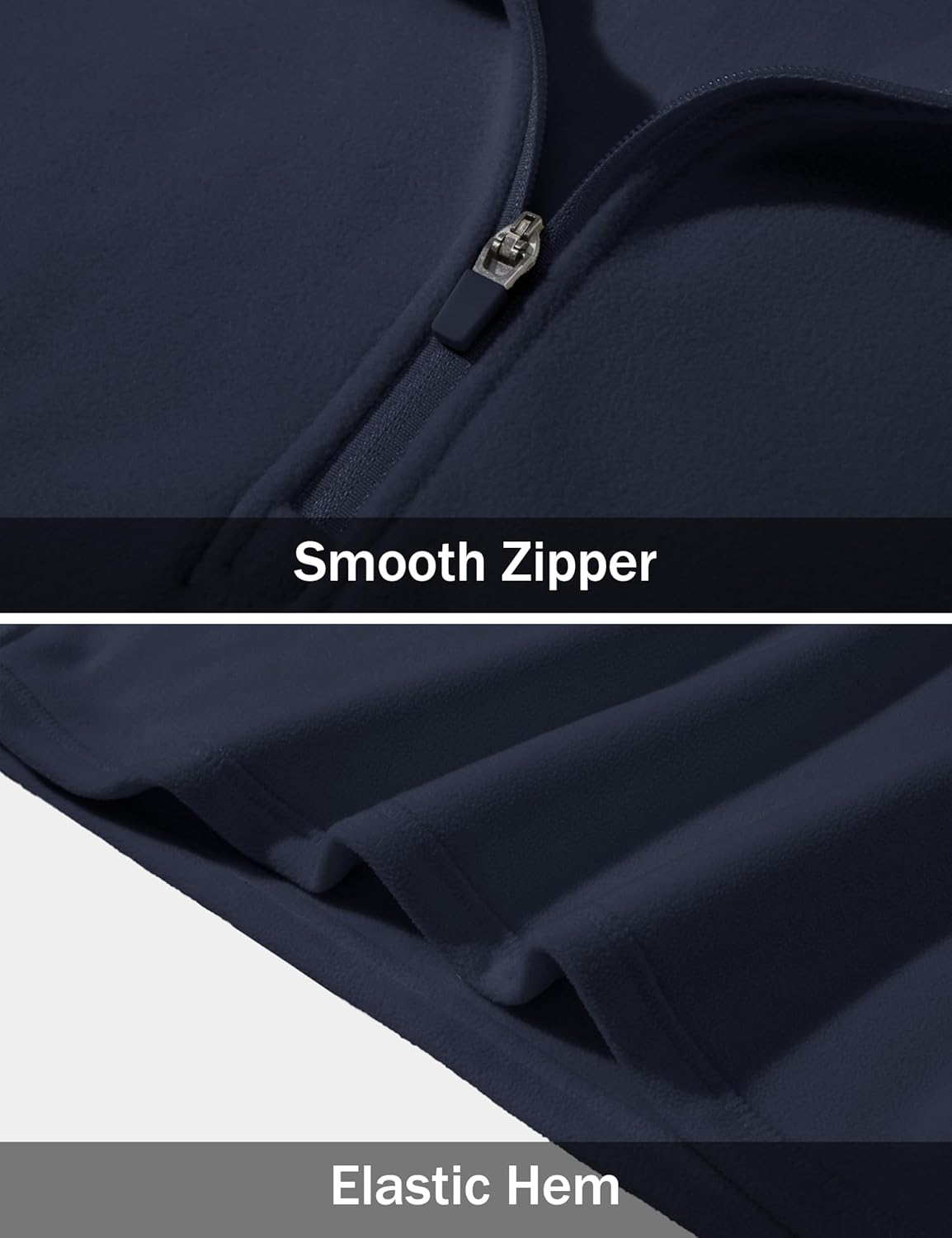 MAGCOMSEN Men's Quarter Zip Pullover Polar Fleece Sweatshirt Casual Long Sleeve Shirts for Men Winter Fall Thermal