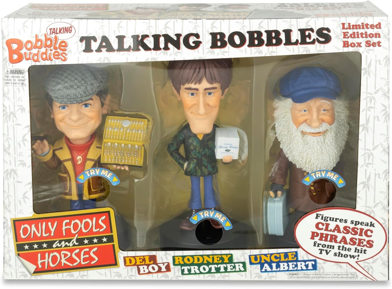 Figura Bobblehead Only Fools And Horses Gold Chase - Boycie Con Sigaro, Edizione Collezionisti In Vinile, 15 Cm