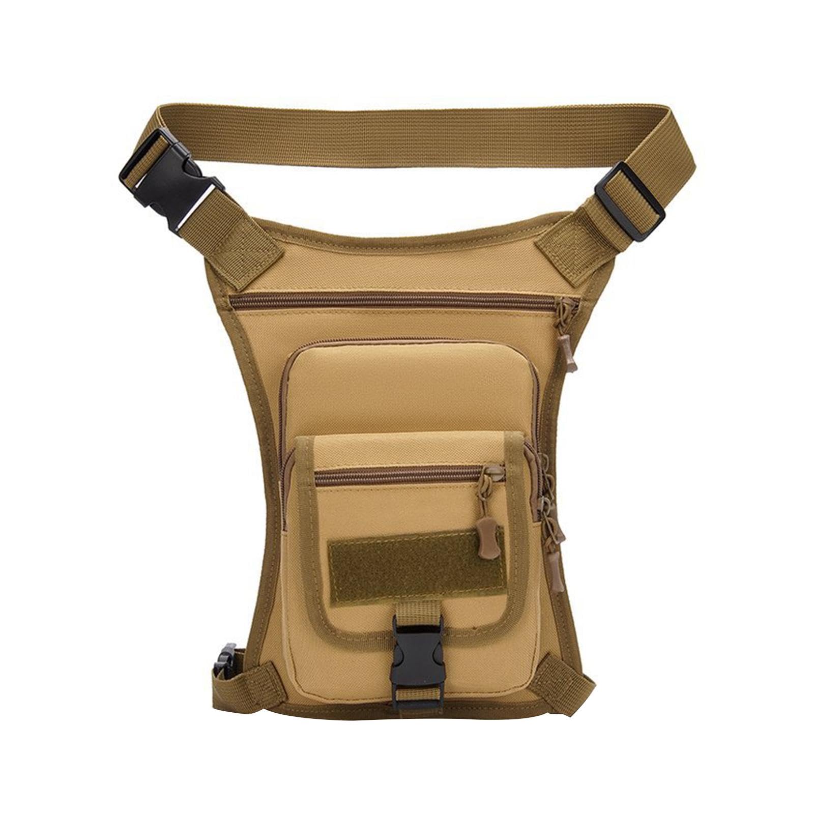 Waist Bag Craft Thigh Pack Waterproof Costume Cycling Decor Sport Fanny Pack Khaki-image-4