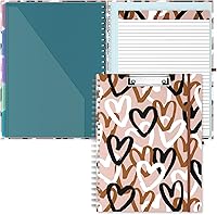 Vista 20 de Hongri Portapapeles Folio con libreta forrada recargable, carpetas de 8.5 x 11 con 10 bolsillos de almacenamiento, portafolio espiral, tamaño 12.8 x