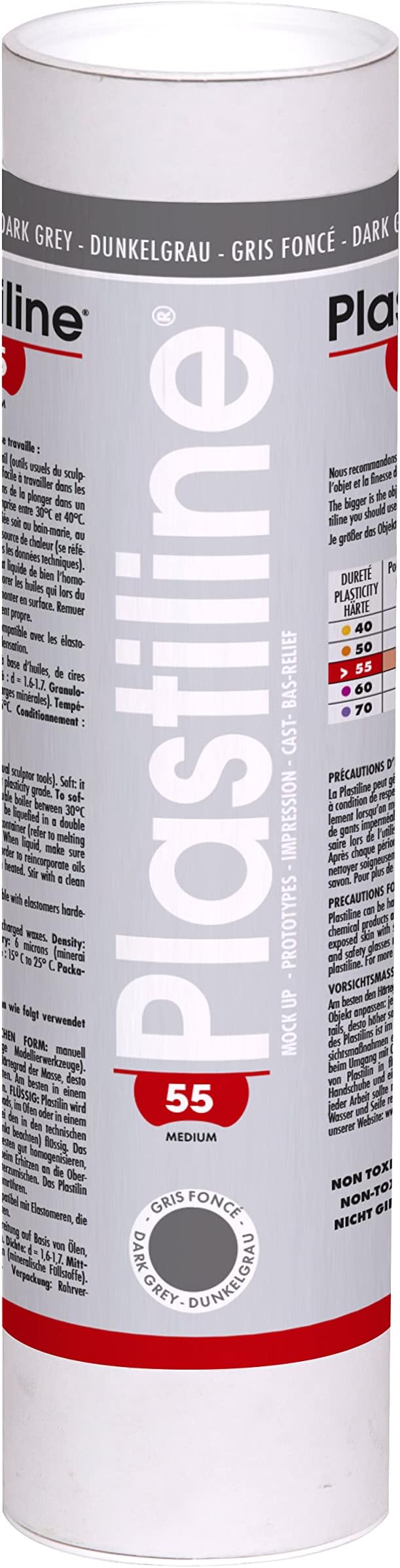 Herbin Professional Use Plastiline, Standard, 1KG - Grey