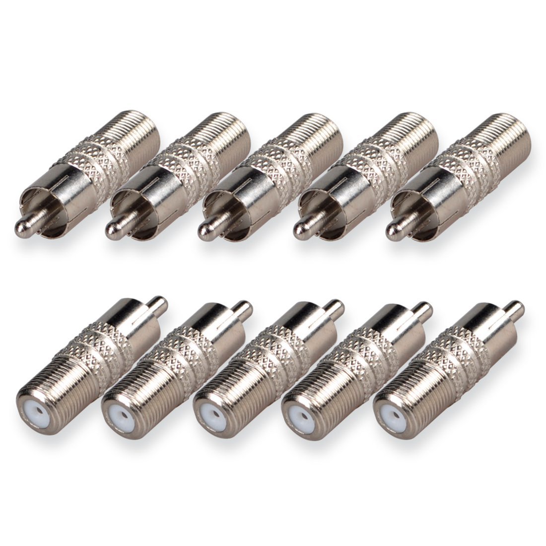 Amazon.com: DCFun RCA Male to F-Type Female Video Adapter - 10  