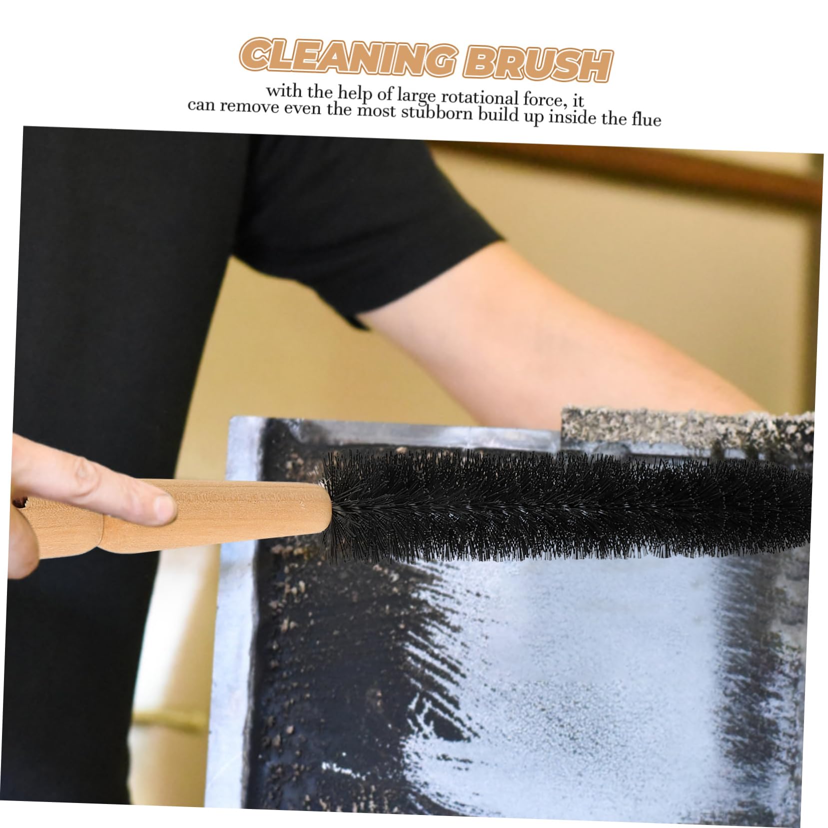 MAGICLULU 2pcs Pipe Cleaning Brush Heads Dryer Duct Cleaner - View #12