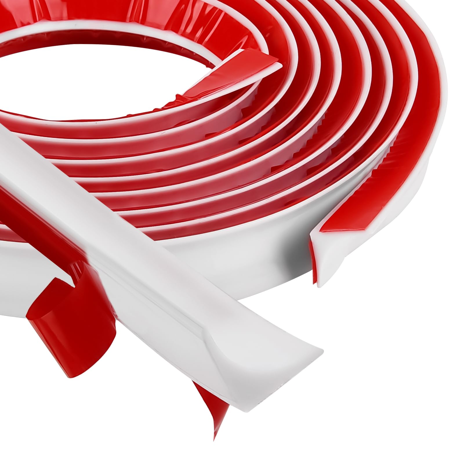 L-shaped Quadrant Trim, Flexible Laminate Beading Self Adhesive Rubber Wall Corner Edging Strip, Peel and Stick Caulk Seal Strip Edge Trim for Worktop Ceiling Floor (3 Meters, 15 * 15mm)