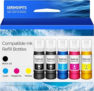 Compatible for EPT522 Ink Refill Bottles ET-2800 ET-2400 ET-4800 ET-2803 | Replacement for EPT522 Ink Refill Bottles Fit for 2800 4800 2400 ET2803 ET-2720 ET-2840 ET4700 ET4810 ET2800 ET4800 Printer