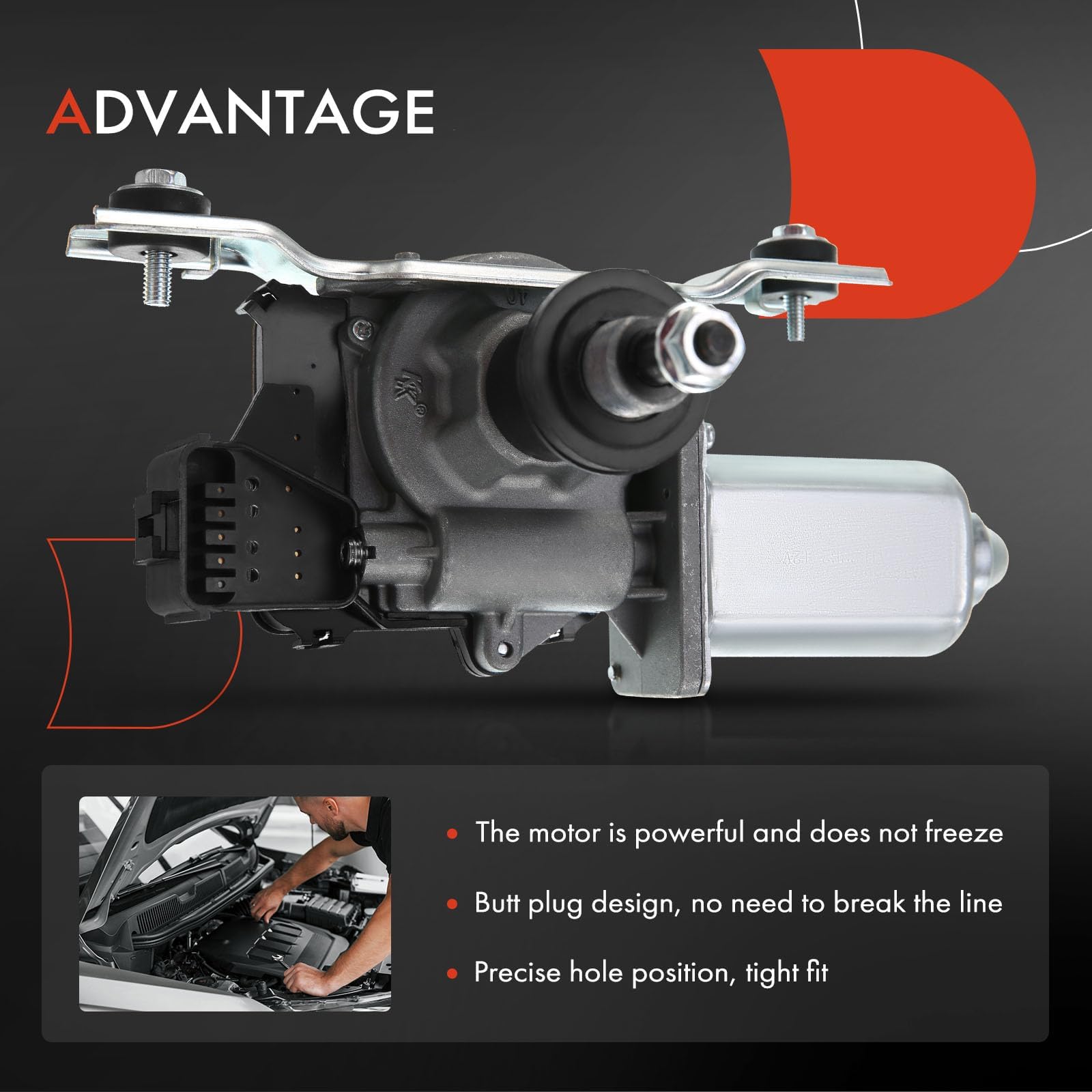 LUCAS LU450 Rear Wiper Motor For Jeep Grand Cherokee 1999-2004