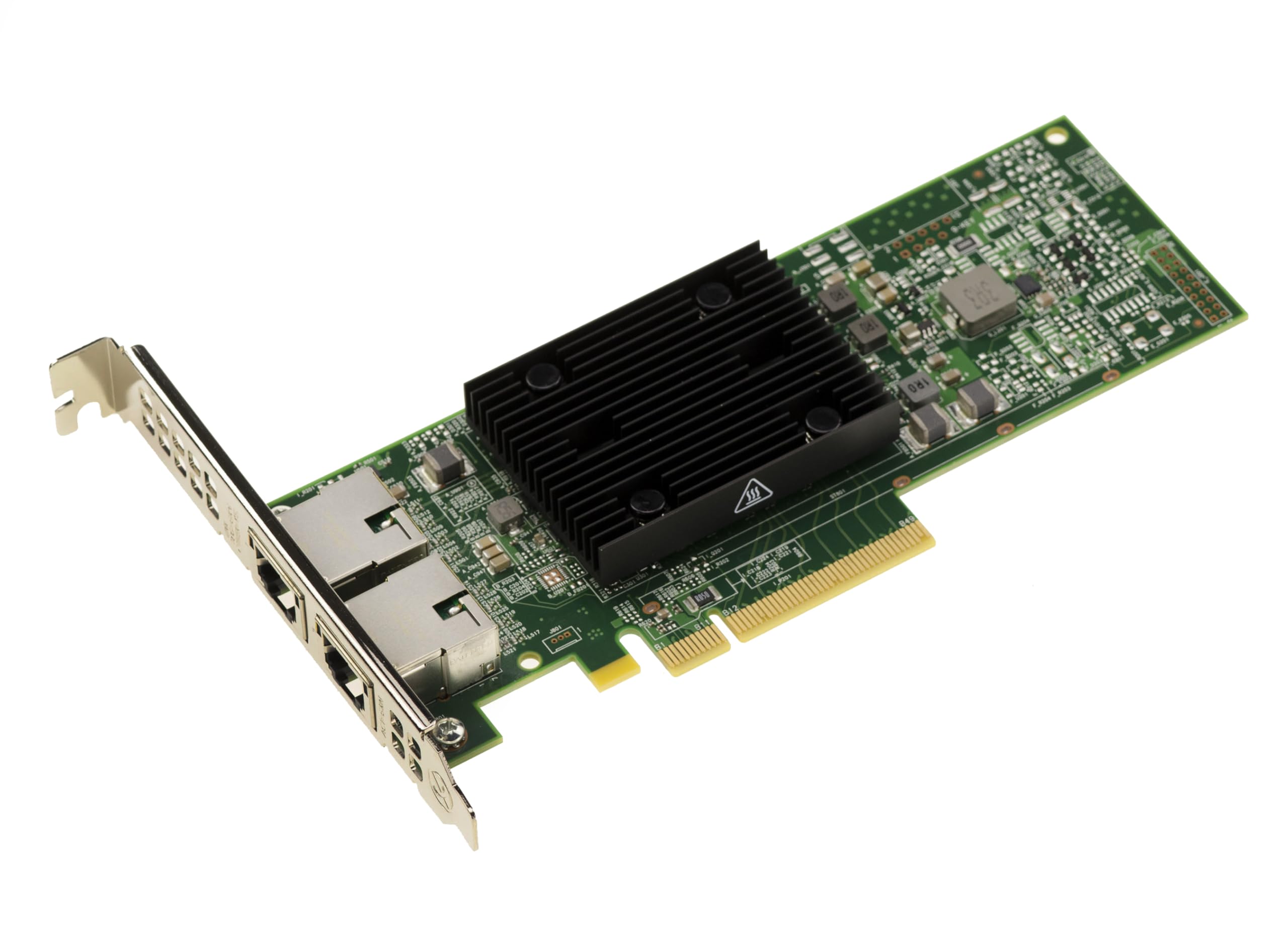 KALEA-INFORMATIQUE Scheda controller di rete PCIe 3.0 8X ETHERNET 10G 2 porte RJ45 con chipset Broadcom NetXtreme E-Series P210TP BCM957416A4160C. Supporto RDMA.