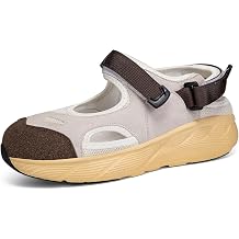 Womens Sport Hiking Sandals, Summer Water Shoes Comfortable Lightweight Outdoor Walking Closed Toe Sandals for Trendy Footwear