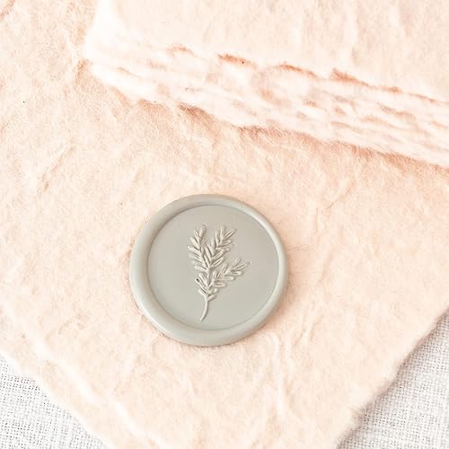 Miniatura 6 de MrMrs - Cera de sellado para boda, despedida de soltera, sobres de invatación, sellos de agradecimiento, color bronceado, 50 unidades, diámetro de 1