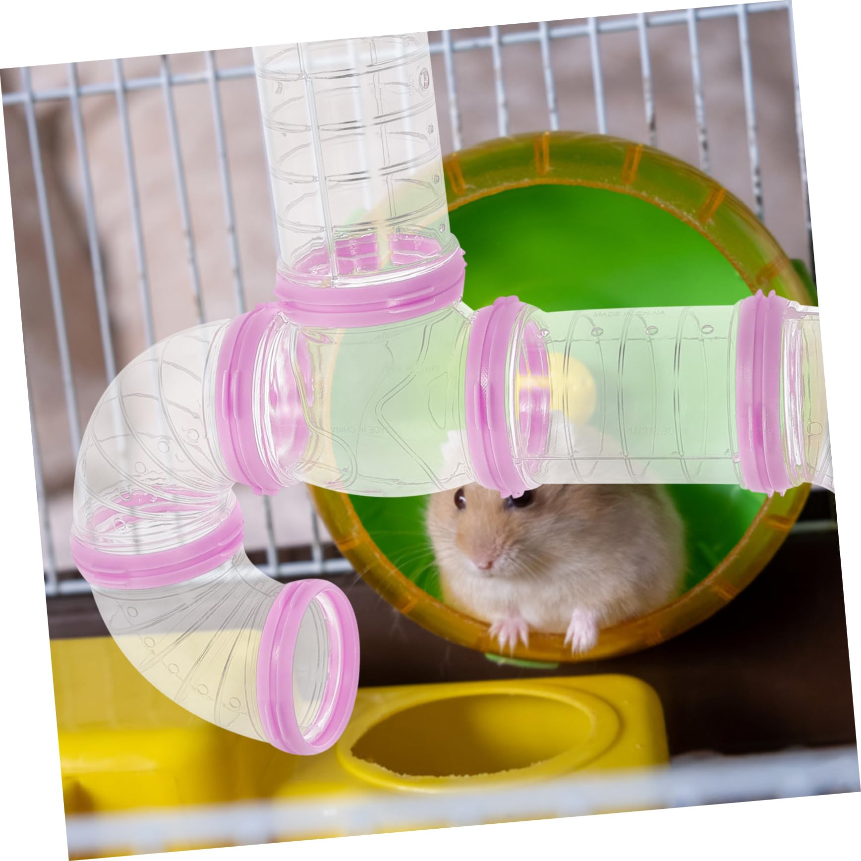 Hamstertunnel aus Kunststoff als Selbstgemacht Rohrverbinder für Käfige